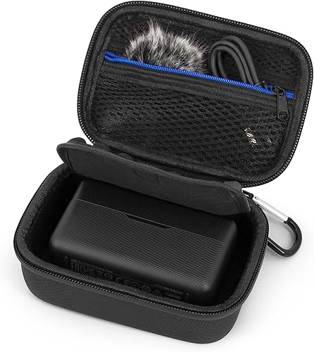 Miniatura 2 de CASEMATIX Funda de viaje compatible con el kit de micrófono inalámbrico DJI Mic 2 o original, protección de micrófono de solapa compacta para llevar