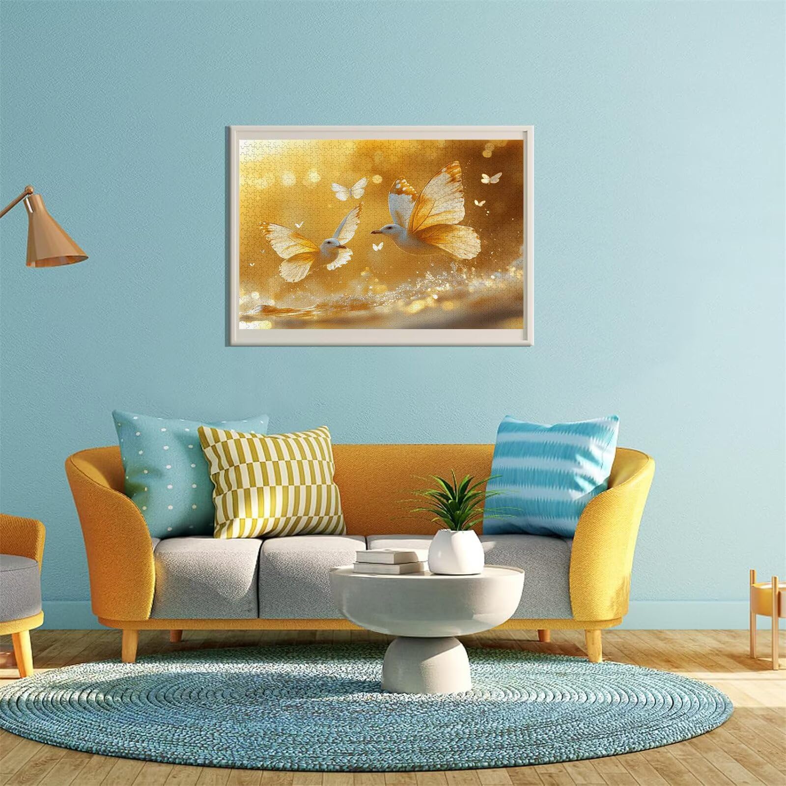 Puzzle Erwachsene 2000 Teile Vogel Schmetterling Educa Jigsaw für Kinder ab 8 Jahren Mädchen Jungen, Erwachsene Impossible Klassische Puzzles Schwer, Anspruchsvoll Spielspaß, Geschenke 70x99cm t-742