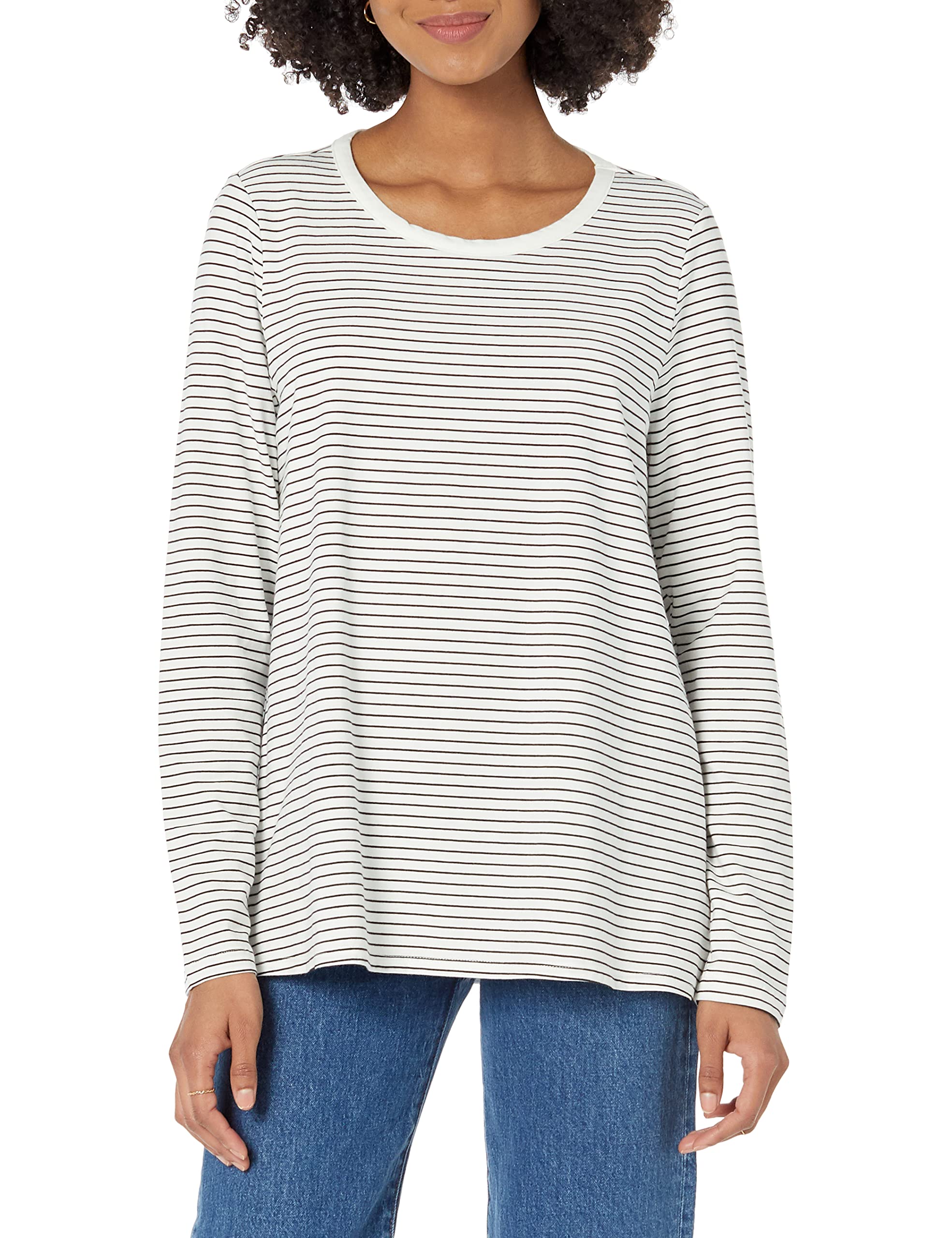 Amazon Essentials Damen Still-T-Shirt aus Baumwoll-Modal für Schwangerschaft und Stillzeit