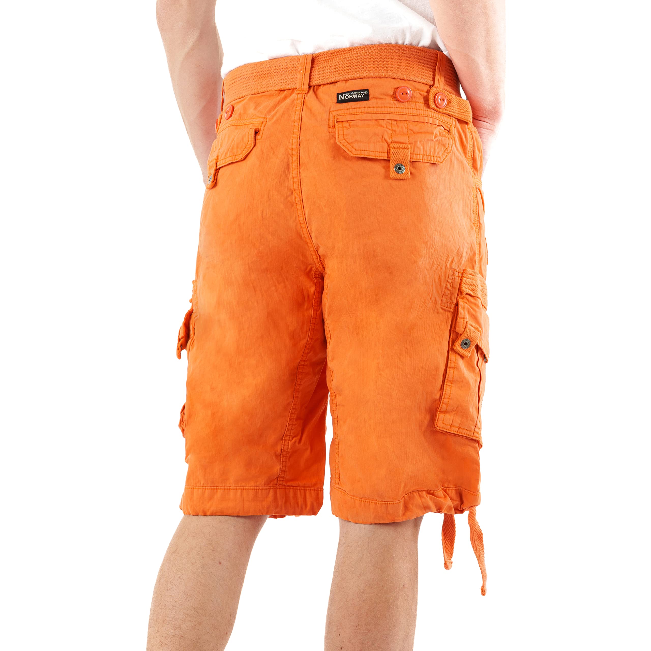 Geographical Norway Panoramique Men - Pantones Cortos De godón para Hombres - Pantones Cortos Deportivos para Hombres - Rego IDE para Hombres Primavera Verano