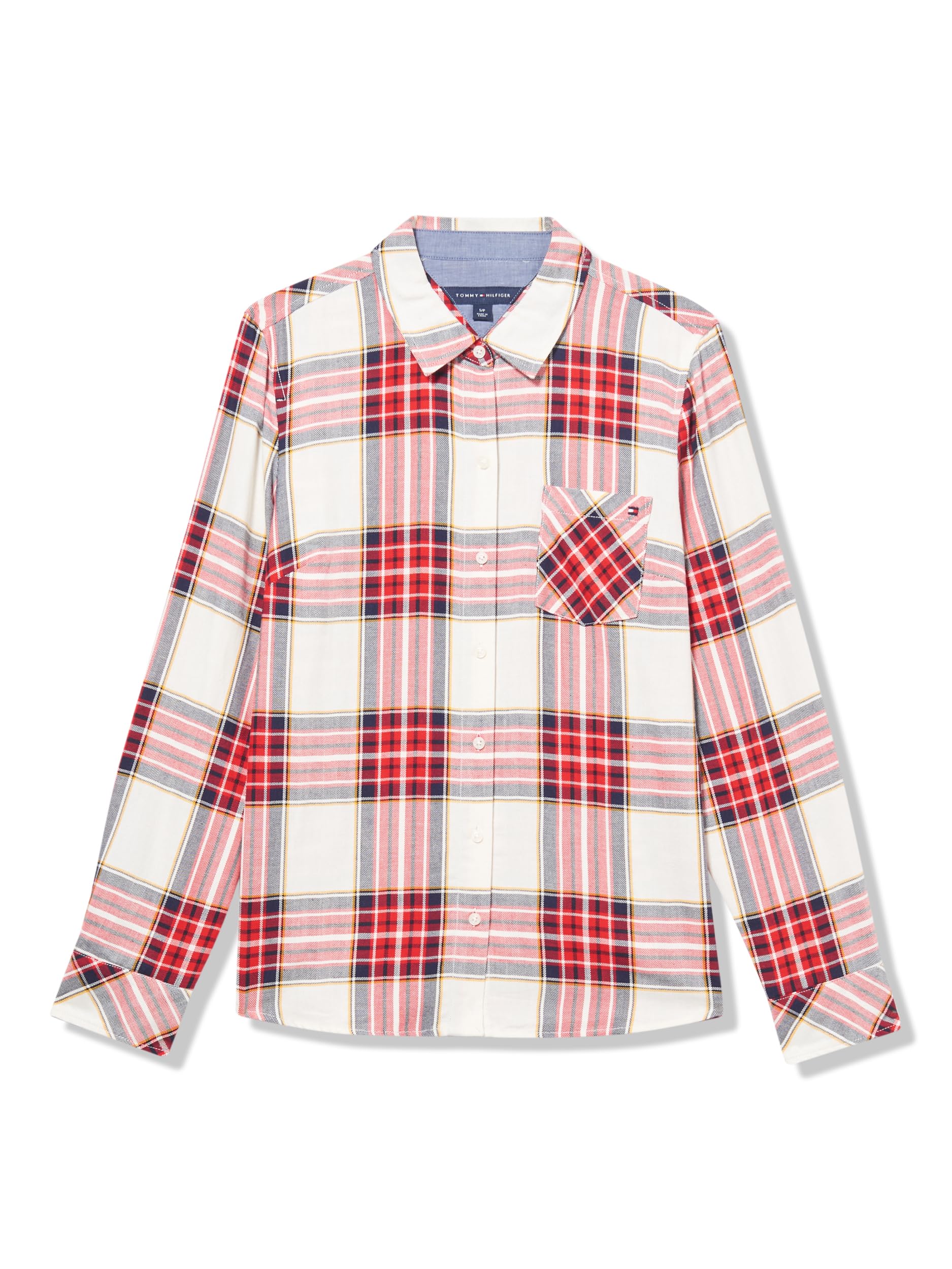 Tommy Hilfiger Women's Roll Tab Button Down Shirt (Regular and Plus Sizes)