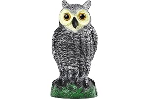 Galashield Plastic Owl Decoys to Repel Birds