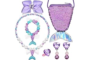 MTLEE Little Mermaid Accessories for Girls