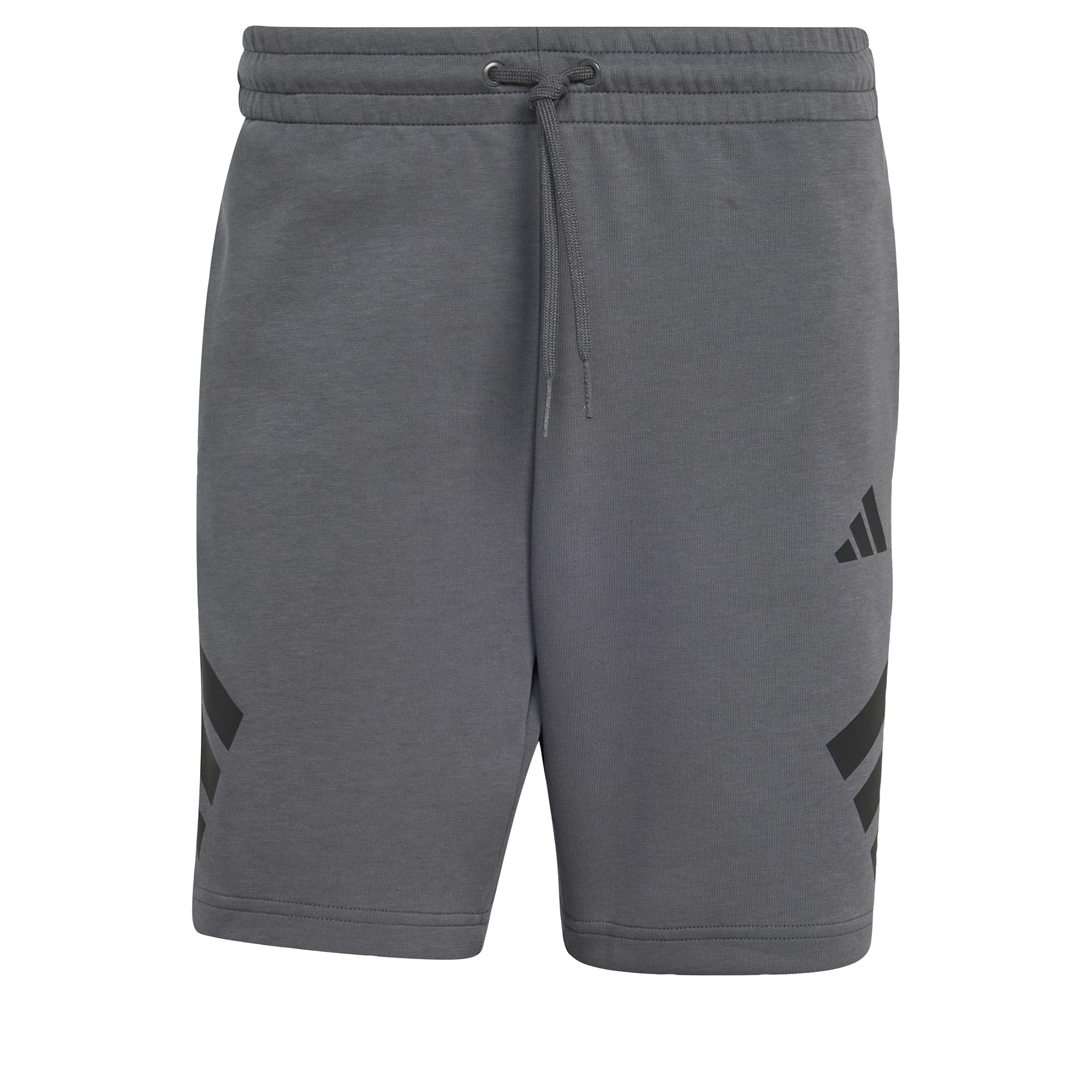 adidas Men's Future Icons Three Stripes Short, Grey six, 4XL