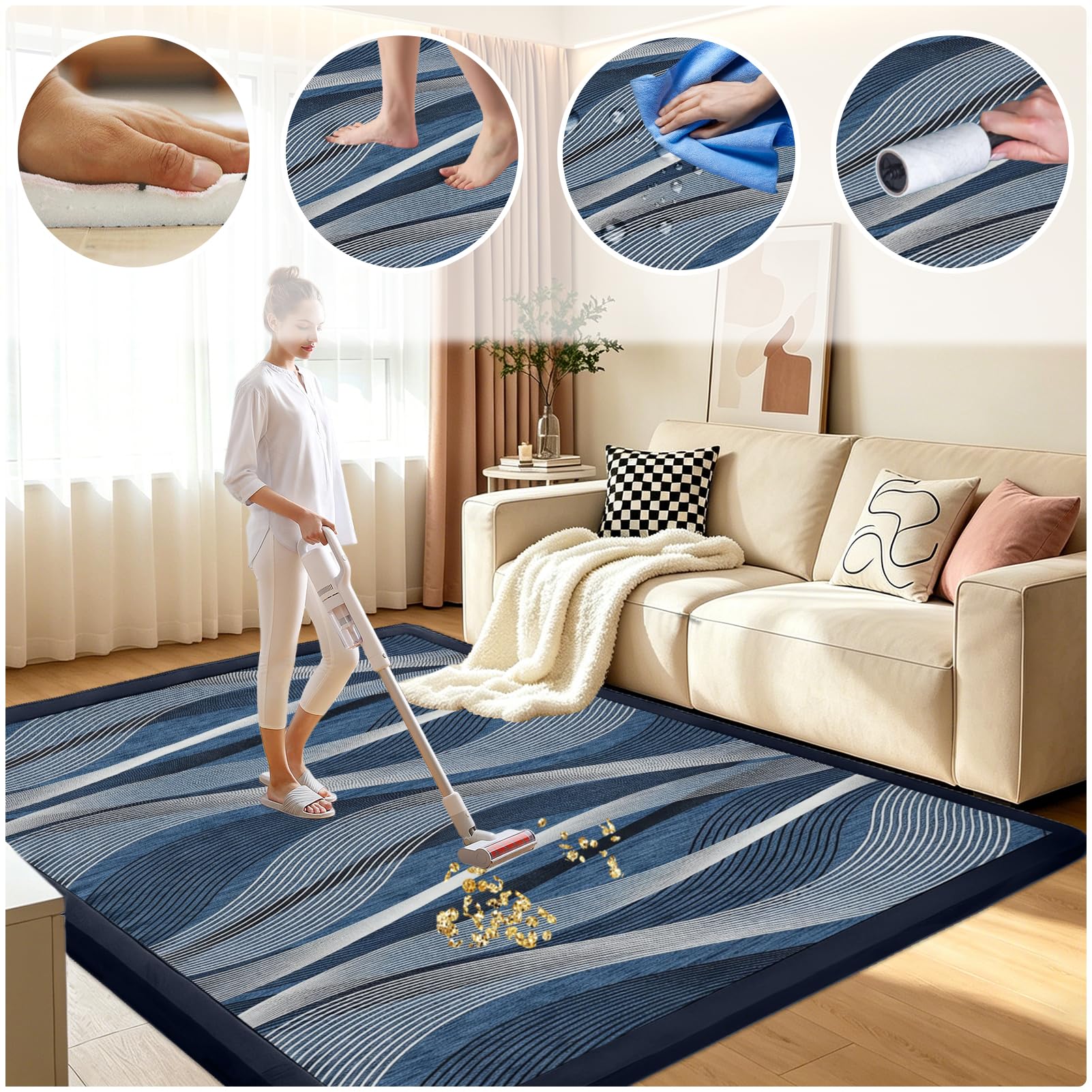 Mata do zabawy dla niemowląt o grubości 2 cm mata do raczkowania z pianki memory 150 x 250 cm | Koralowy aksamitny dywan do przedszkola antypoślizgowa miękka mata podłogowa dla niemowląt dzieci salon pokój zabaw maluch