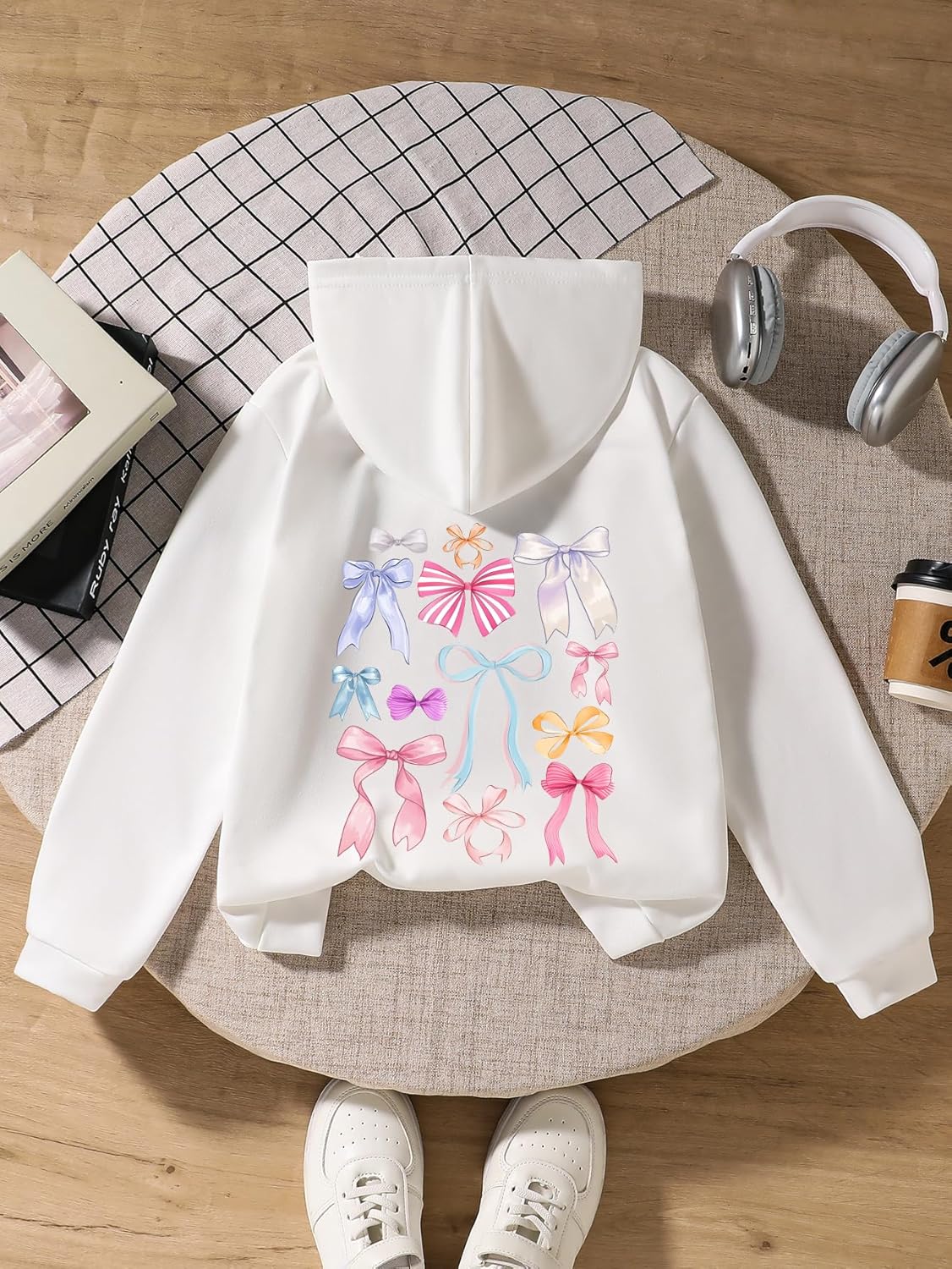 SOLY HUX Girl's Cute Hoodies Pullover Graphic Hooded Sweatshirts Long Sleeve Shirts Preppy Clothes - Image 2