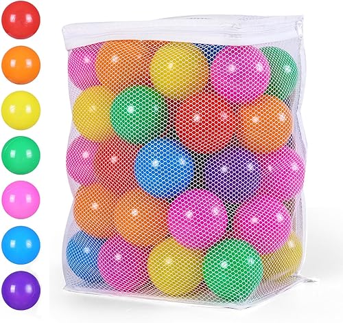 GAMIFUN Pelotas para hoyos de bolas, sin ftalatos, sin BPA, bolas de plástico no tóxicas para niños y diversión para jugar