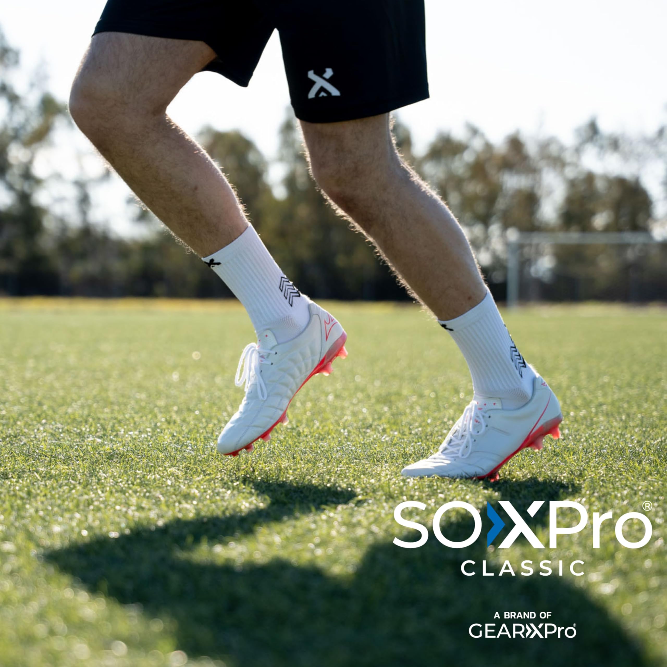 SOXPro Classic - Calcetines antideslizantes - Flechas GRIP de silicona - Antiblasuras - Transpirable - Estabilidad y Control