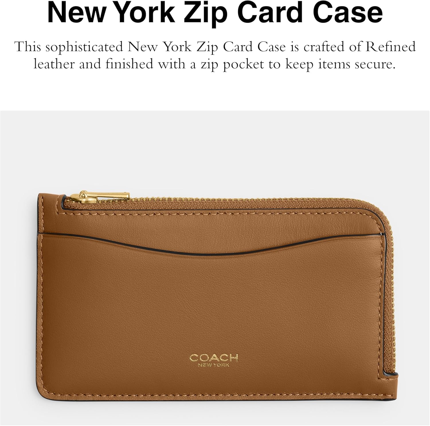 COACH small New York Zip Case Wallet - Image 2