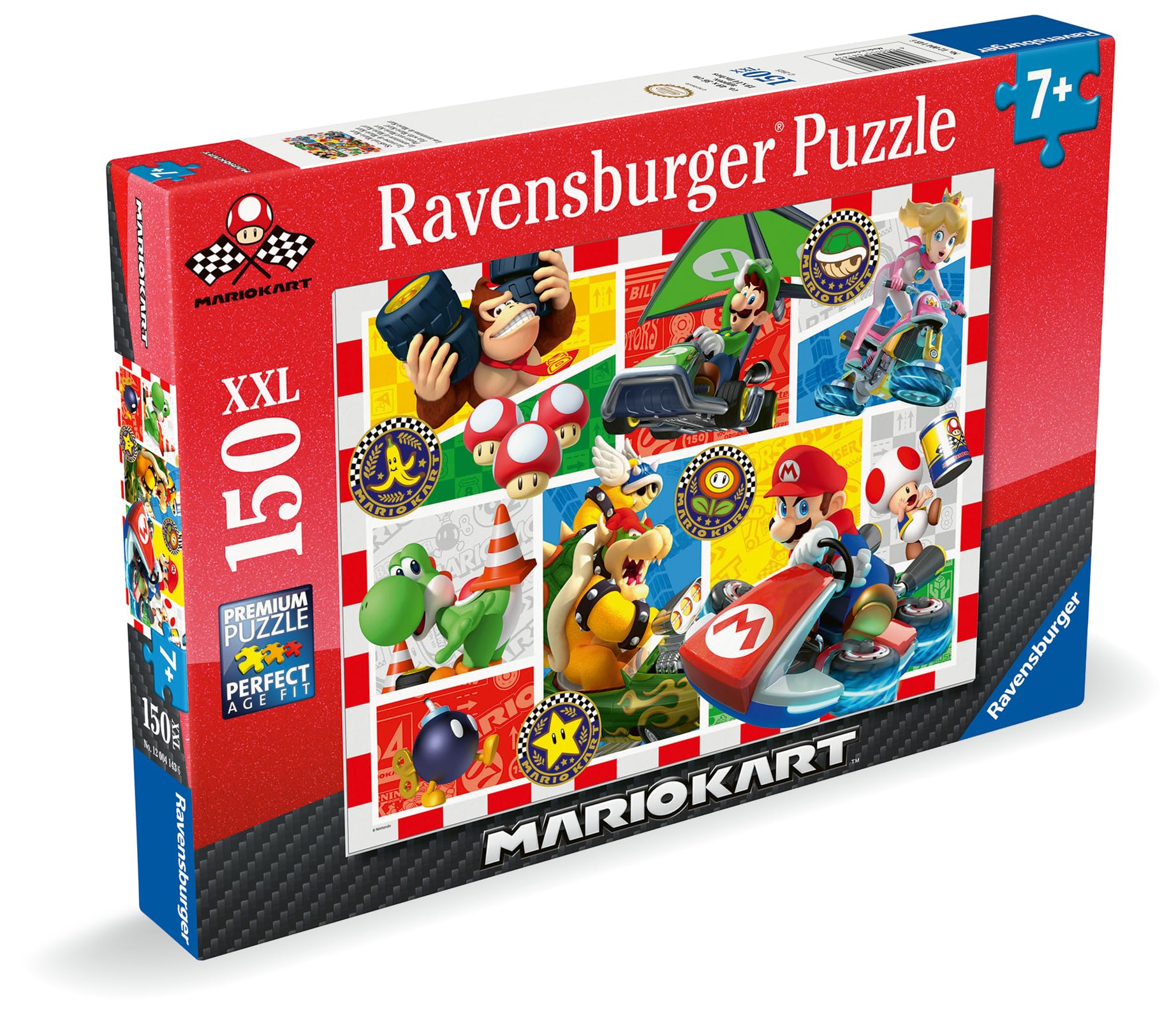 Ravensburger Super Mario Kart 150 Piece Jigsaw Puzzle for Kids Age 7 Years Up, Super Mario 150 Xxl, 49 x 36 cm - Image 2