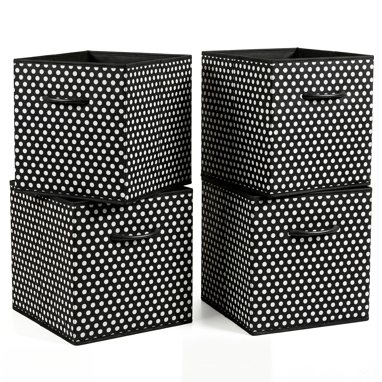 Amazing Tour Cube Storage Boxes, Foldable with Handles, 4 Pack