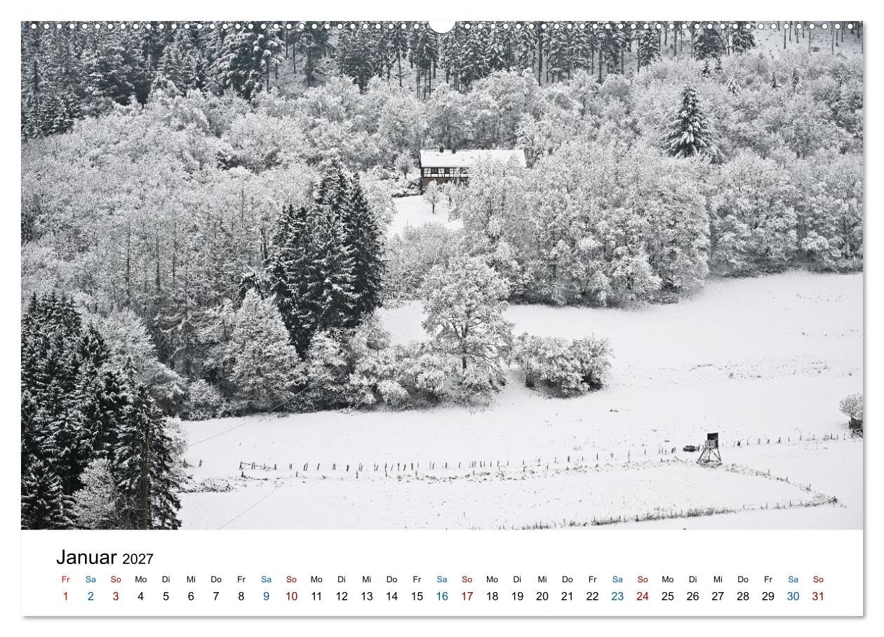CALVENDO · Dedenborn in der Nordeifel (Kalender 2027) | DIN A2 Querformat · Wandkalender · Leben, wo andere Urlaub machen