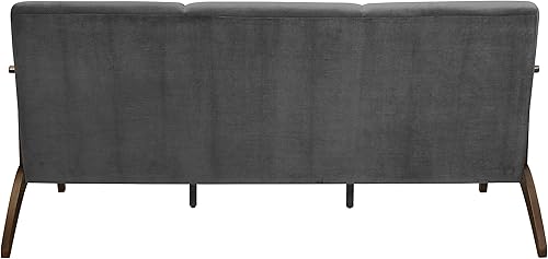 Miniatura 71 de Lexicon Savry - Silla decorativa con brazo de madera de tela de 29 pulgadas de ancho, color naranja Naranja,Marrón claro,Gris