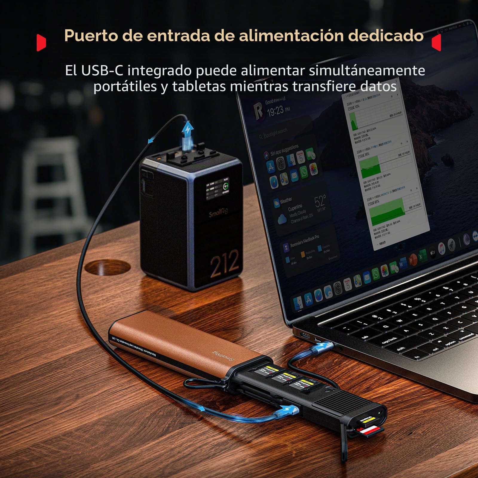 SMALLRIG Lector de tarjetas multifunción (A) 5361