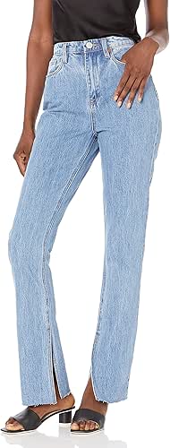 [BLANKNYC] Women's Luxury Clothing Long Slim Straight Denim Jeans, Comfortable
