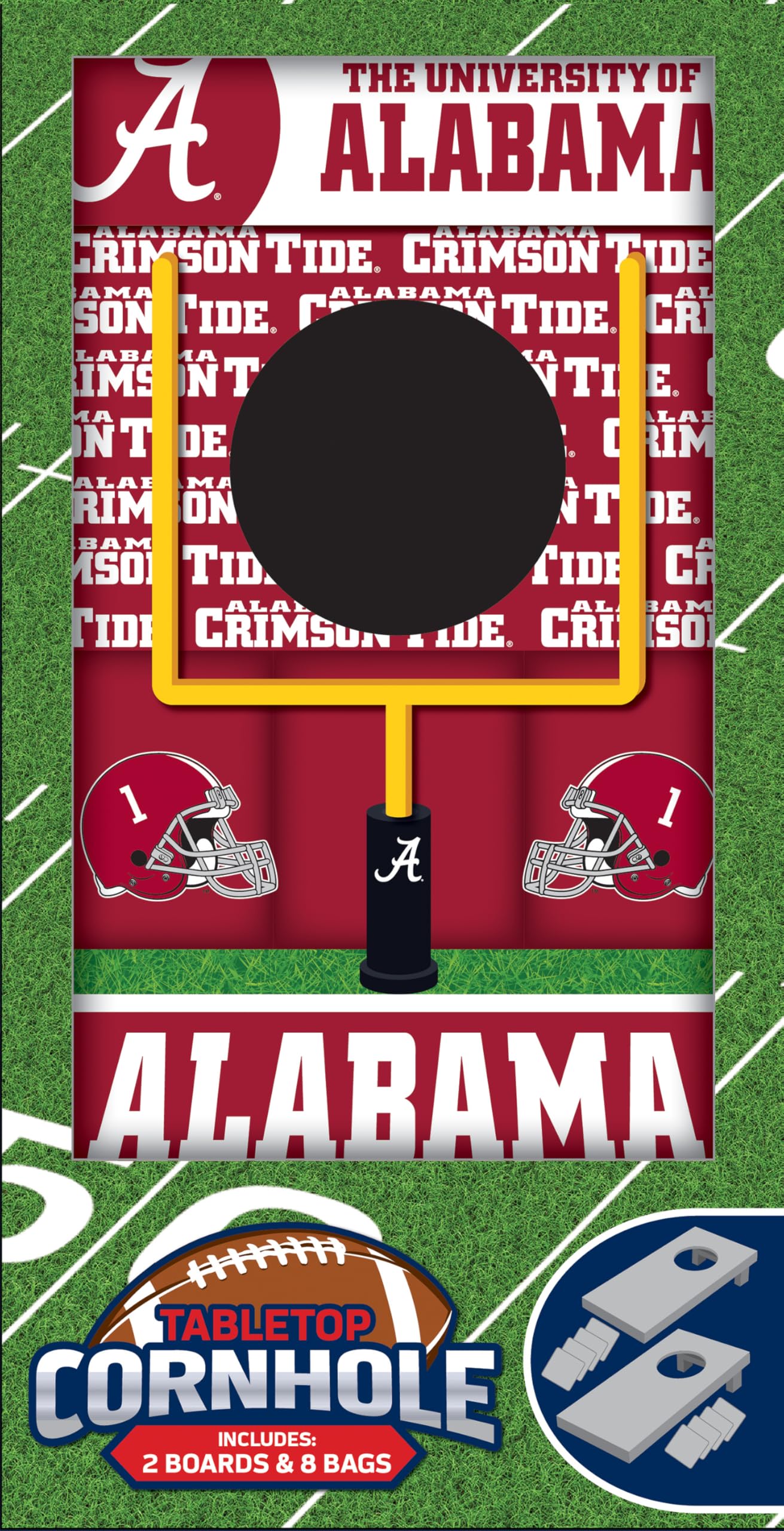 Masterpieces Alabama Crimson Tide Tabletop Cornhole