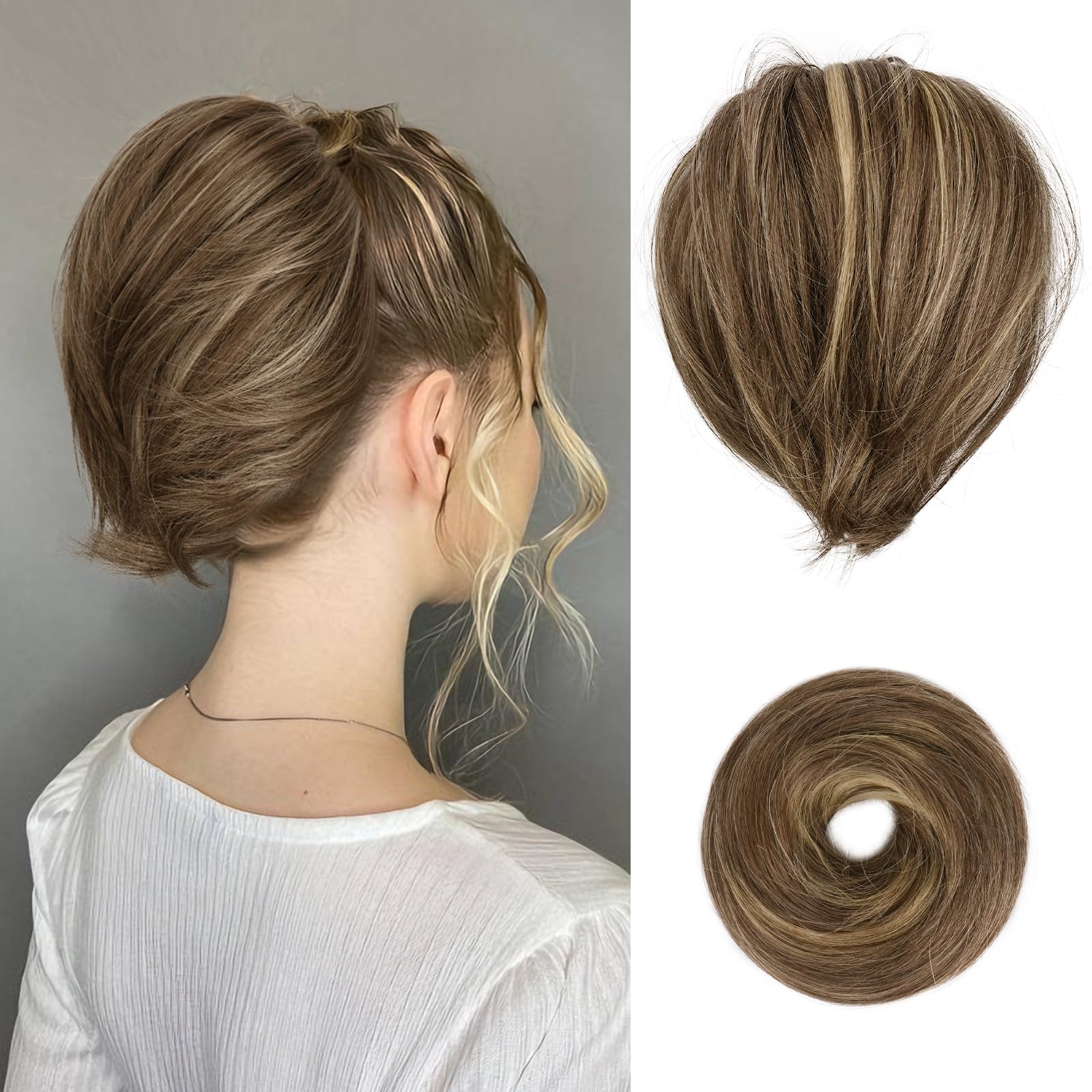 BARSDAR Highlight Hair Bun Extensions