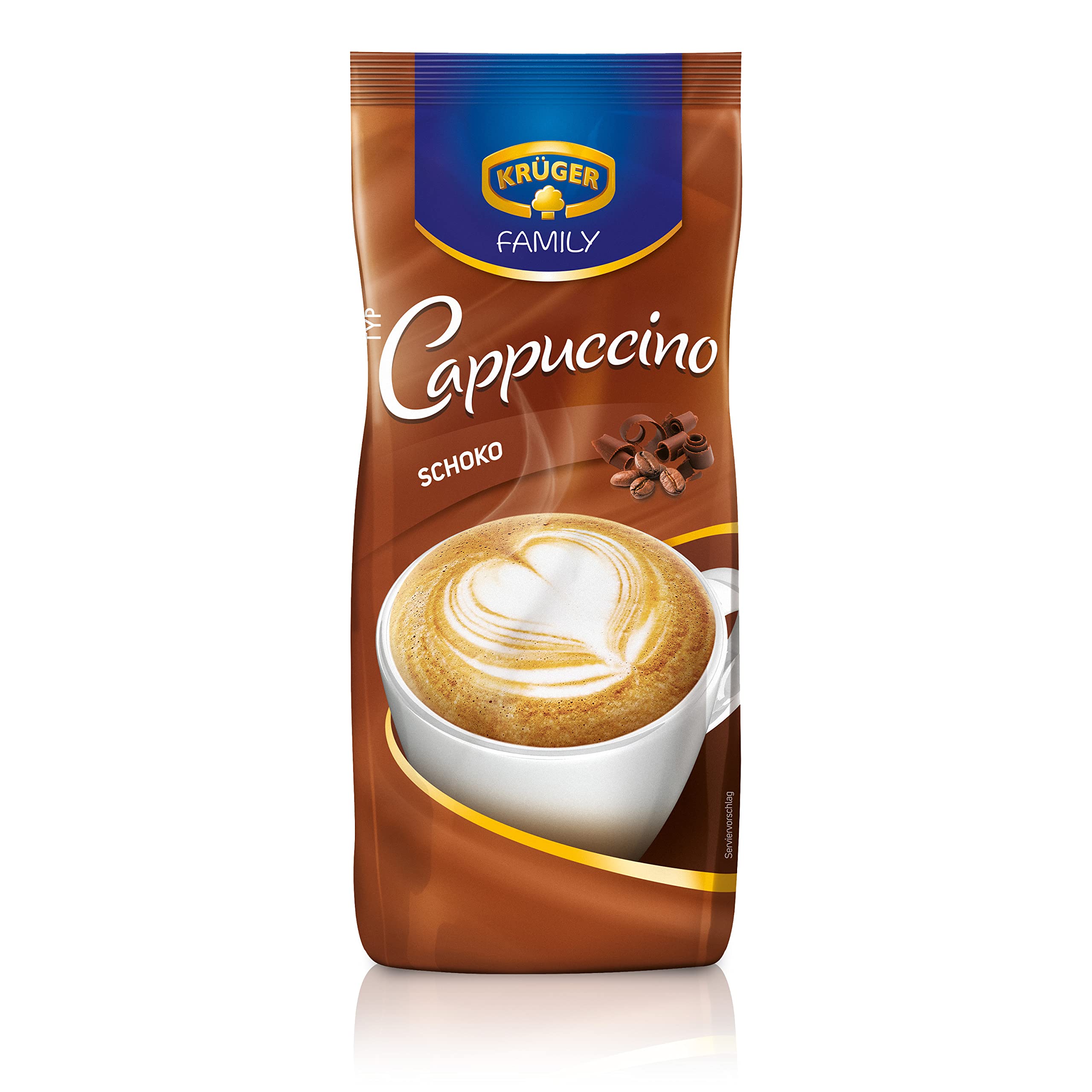 KRÜGER Family Cappuccino Schoko (1 x 500 g) | 500g (2er Pack) – Ansicht 2