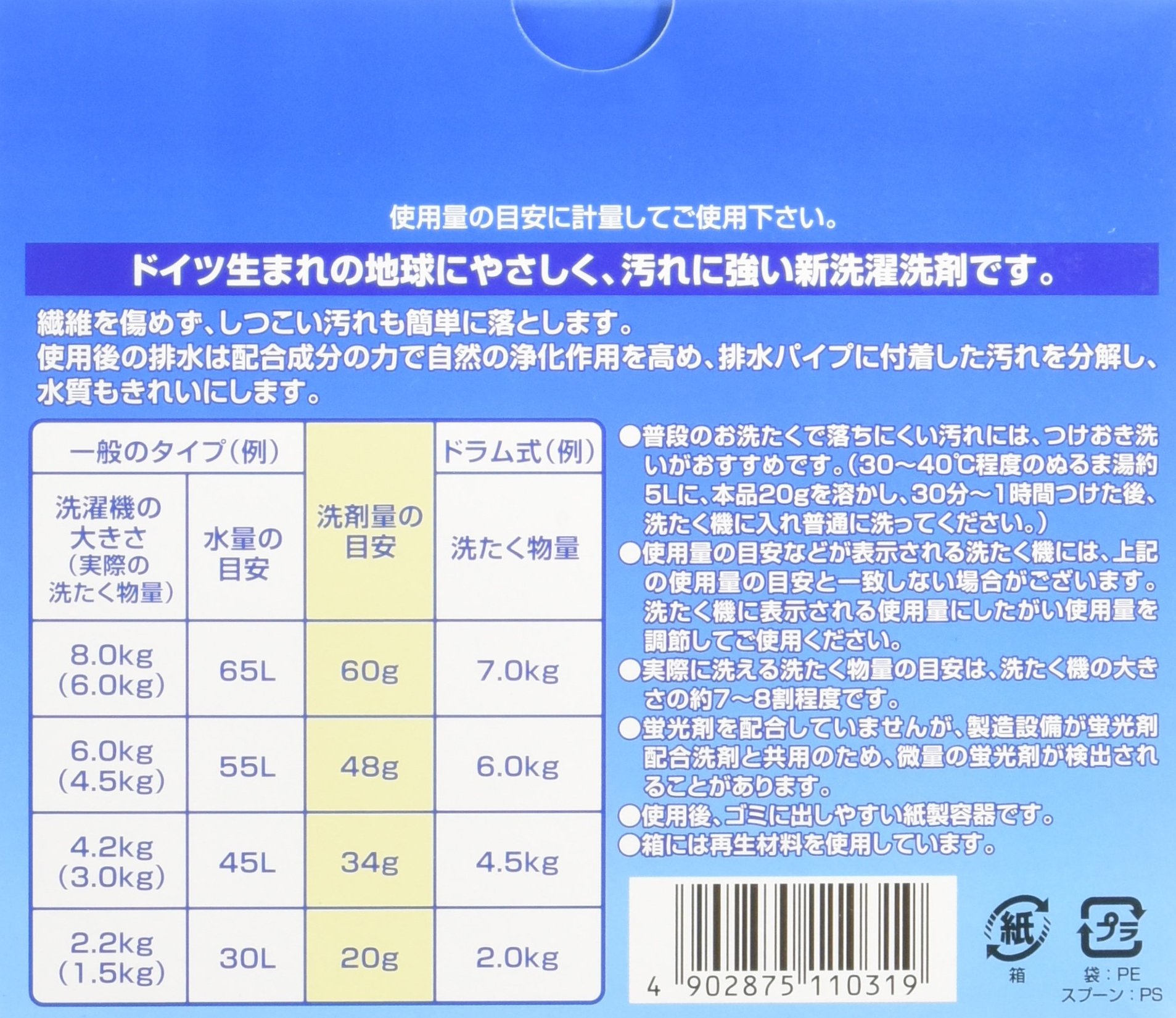 Amazon.co.jp: 緑の魔女 ランドリーパウダー 1kg : ドラッグストア