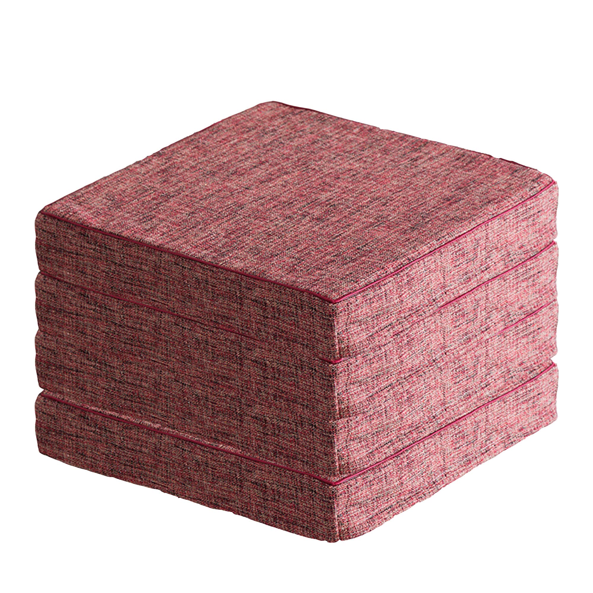 Set di 4 cuscini per sedie da pranzo, spessore 5/8 cm, cuscino antiscivolo per sedie da pranzo, cuscini antiscivolo in schiuma, per giardino, patio, cucina, interni ed esterni, 40 x 40 x 8 cm,