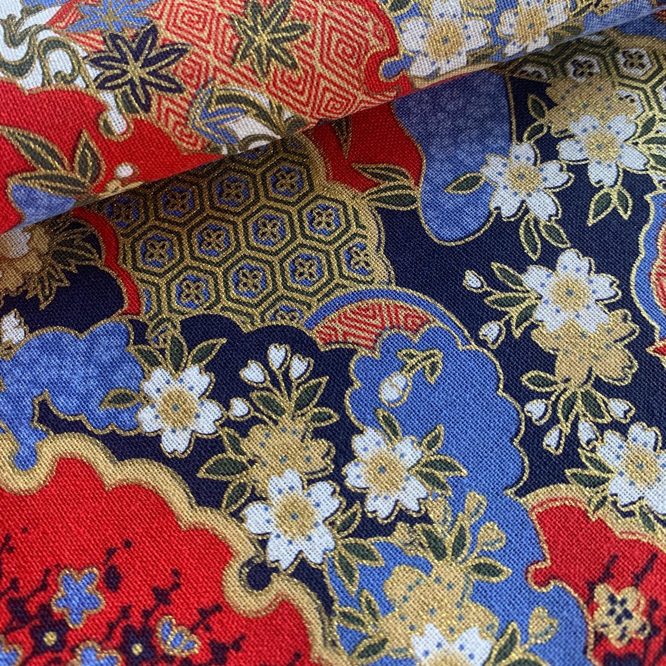 aufodara Cotton Fabric, Sold by the Metre, Printed Pattern, Bronzing Fabrics for Sewing Crafts, Sewing Fabric - Image 2