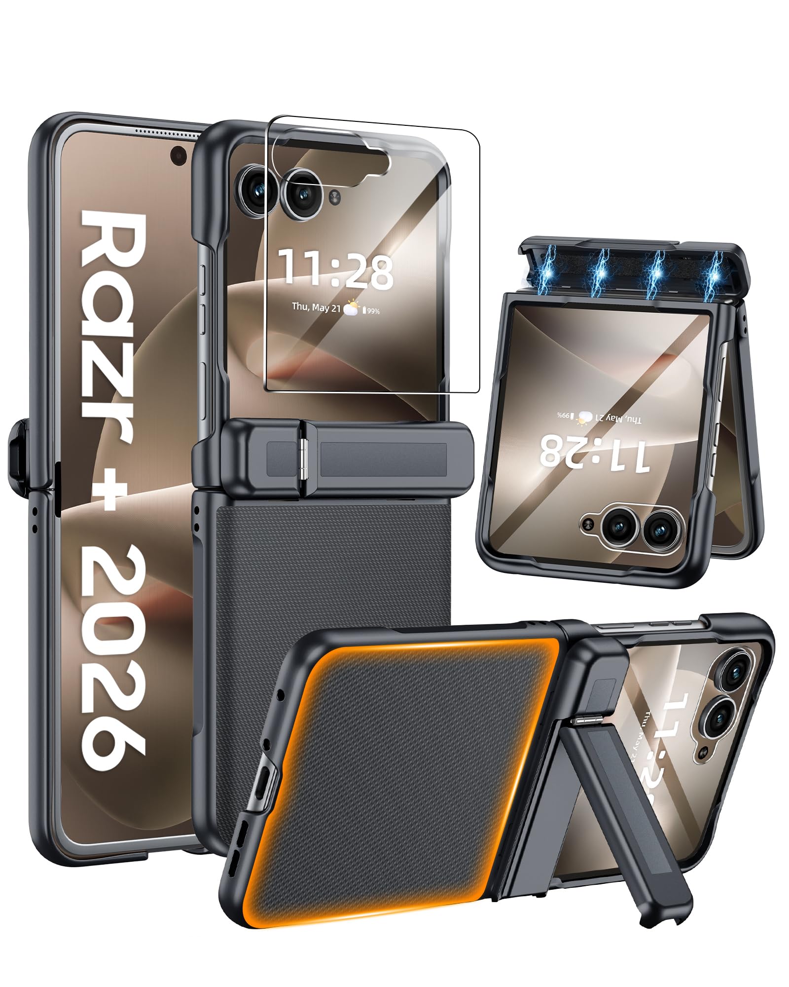 Photo 1 of GooseBox Motorola Razr+ 2026/2025 Case with Hinge Protection