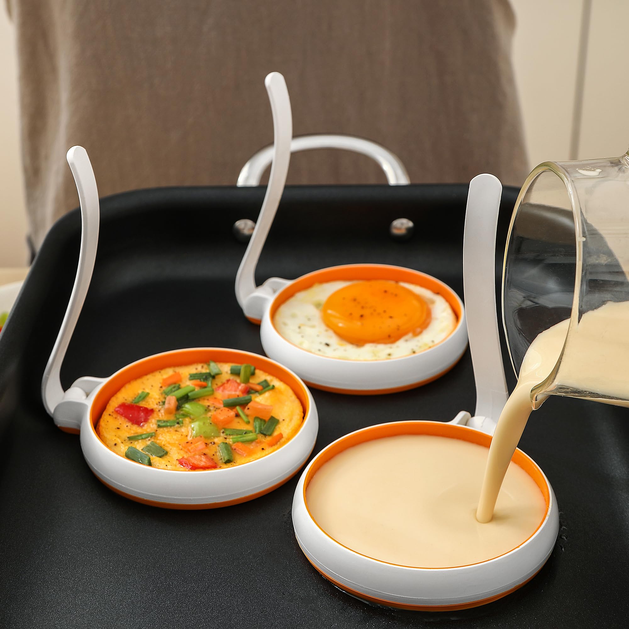 Amazon | 目玉焼き 型 ト 目玉焼き ヒキモト まんまる目玉焼リング 焼