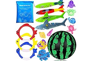 16Pcs Diving Pool Toys: Summer Fun for Kids 3-12