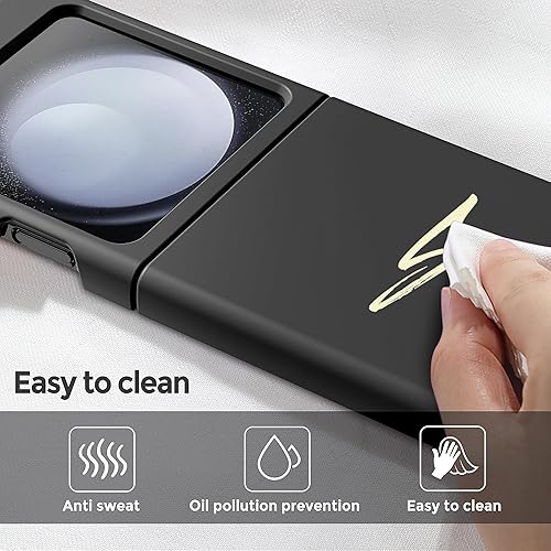 Miniatura 4 de Funda para Samsung Galaxy Z Flip 5 Funda de silicona líquida de doble capa híbrida de PC duro de silicona suave de gel de silicona para Samsung