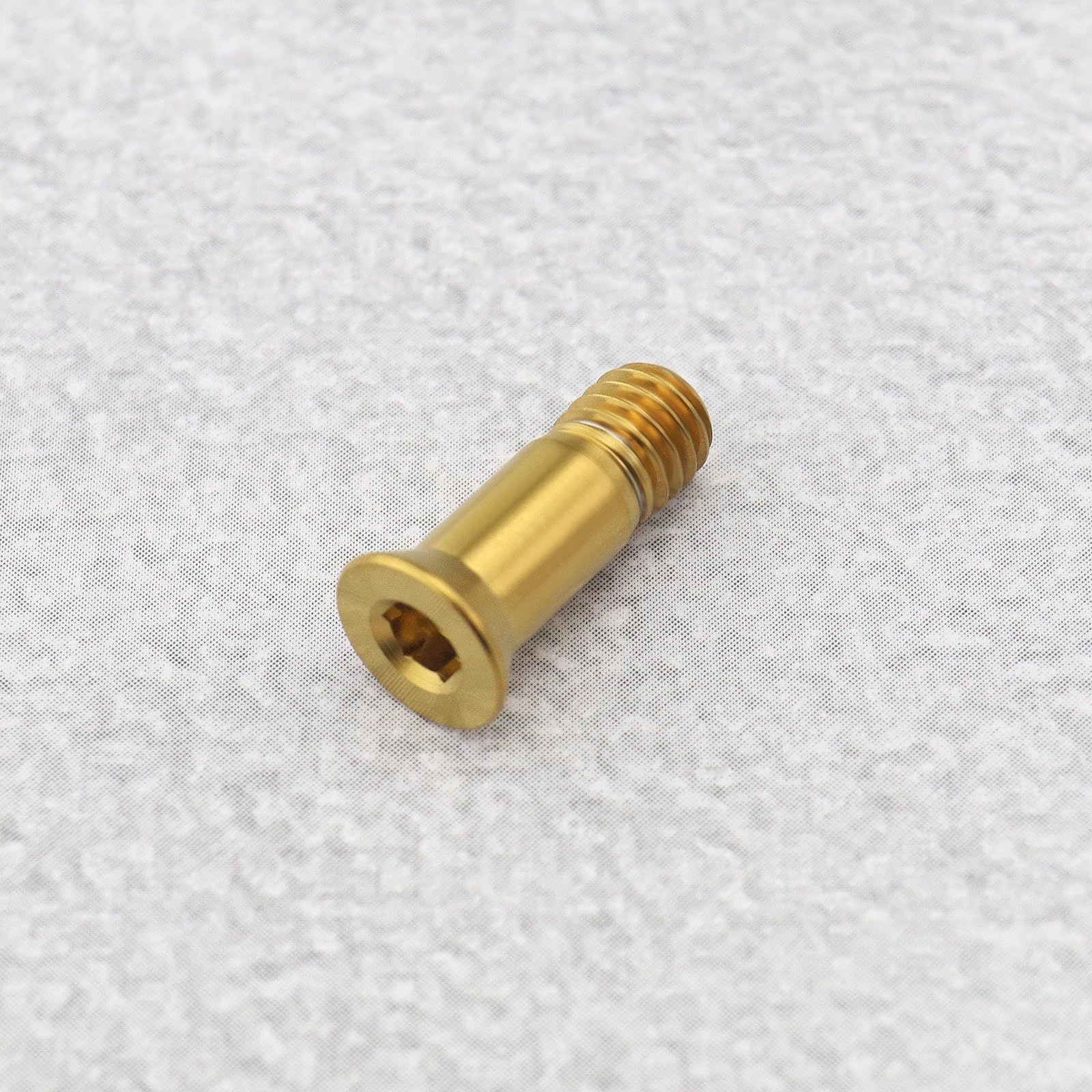 Tornillos de fijación de aleación de titanio para desviador trasero de bicicleta, color dorado