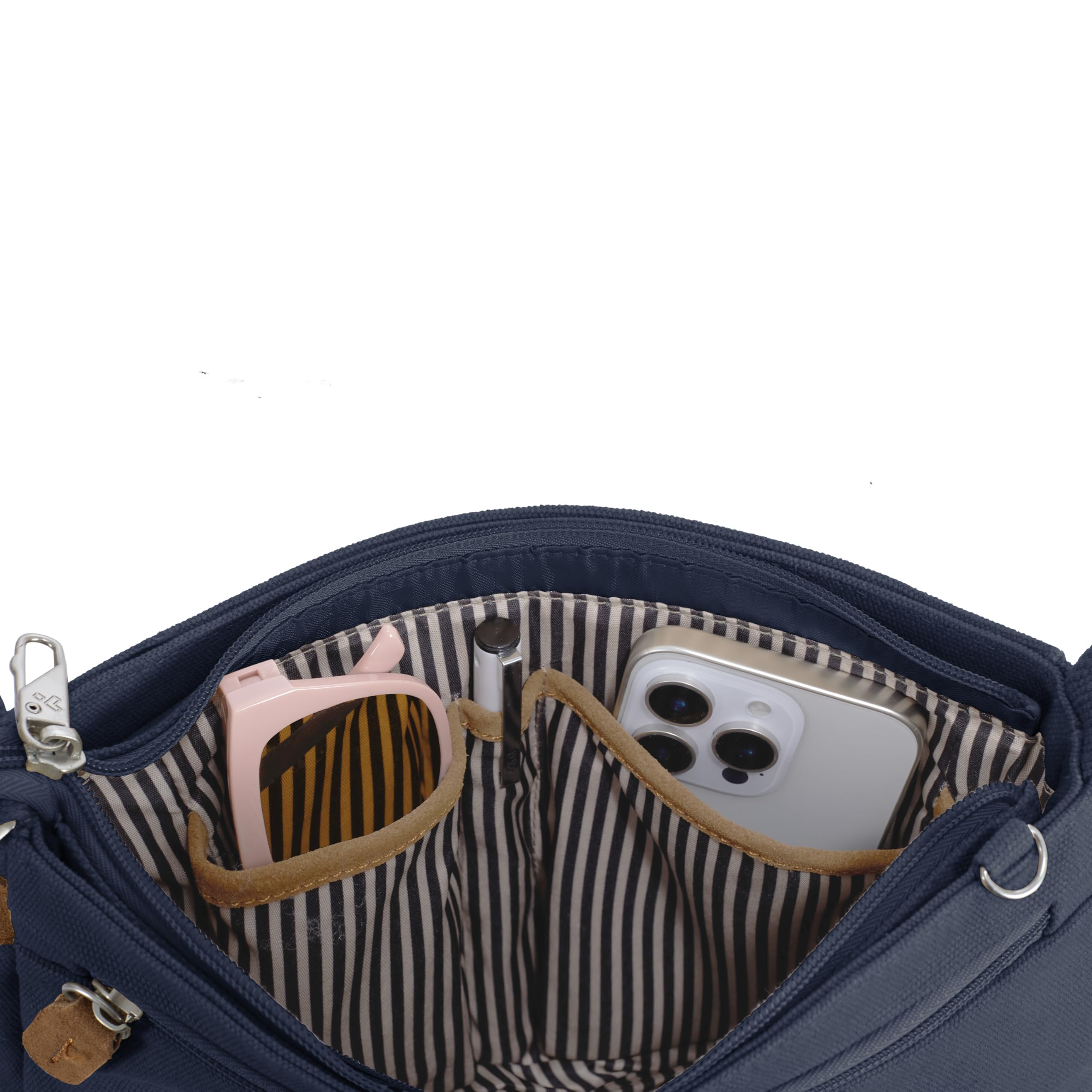 Travelon Travelon Anti-theft Heritage Saddle Crossbody Umhängetasche