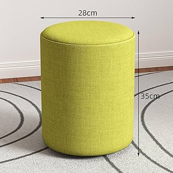 グリーン　円形スツール 楽天市場】スツール 椅子 チェア 1人掛け 丸形 オットマン