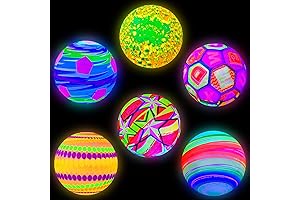 Glow in the Dark LED Beach Balls for Kids and Adults