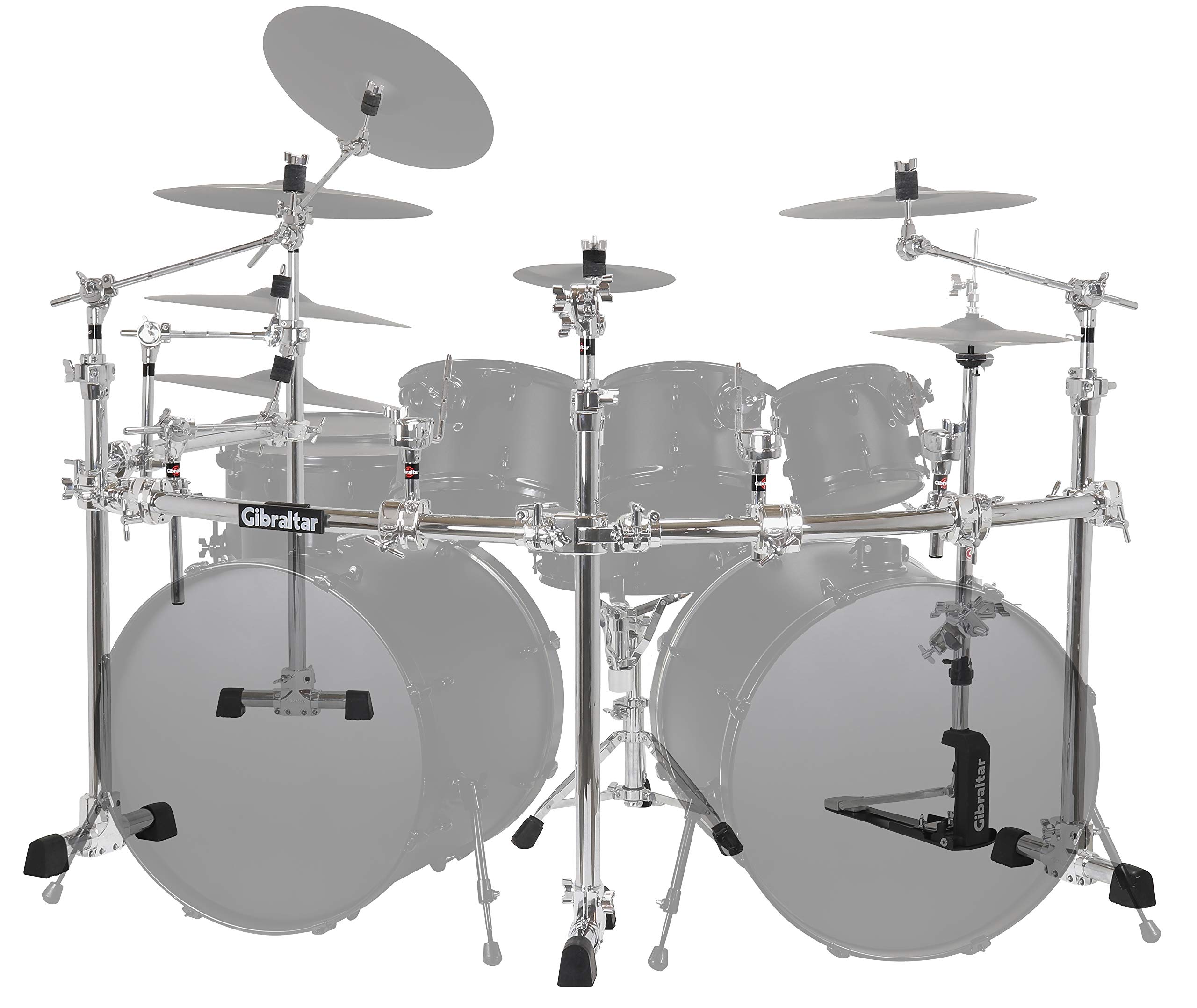 Gibraltar Rack System Chrome Series 4pole curved Rack GCS450C four