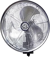 Vista 6 de HydroMist F10-14-006 - Ventilador oscilante de pared (24 pulgadas), 18", Negro