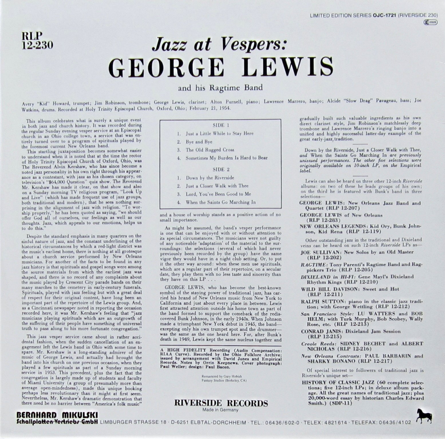 Jazz at Vespers