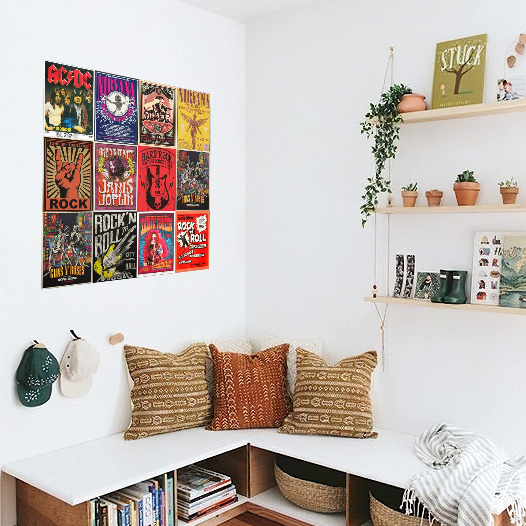 Buy HK Studio Vintage Music Posters Decal Album Cover Posters for