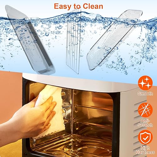 Miniatura 7 de KOCASO Freidora de aire de 15.8 cuartos de galón, horno de convección instantáneo, freidora de aire inteligente de 1400 W con parrilla, cocina