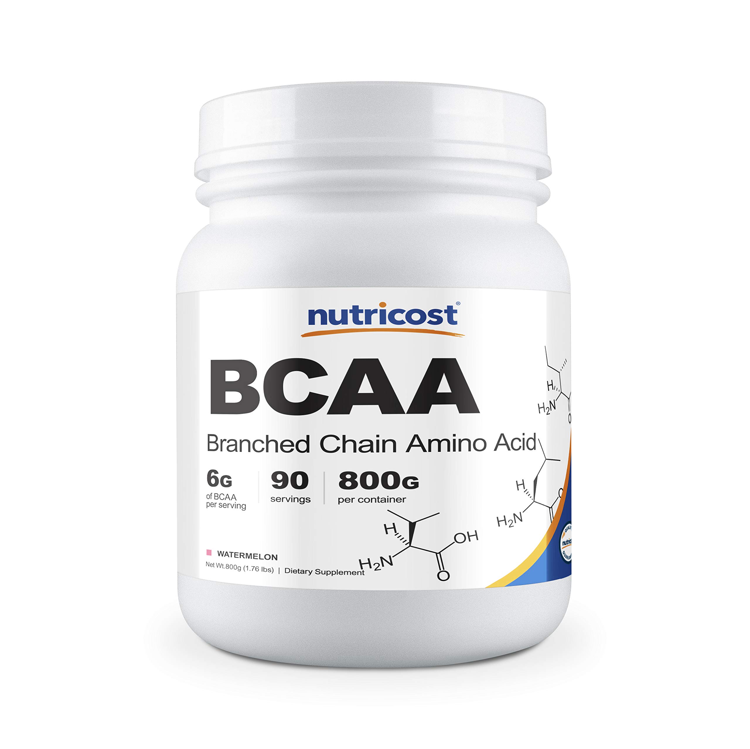 NutricostBCAA Powder- 2:1:1 (Watermelon, 90 Serv)