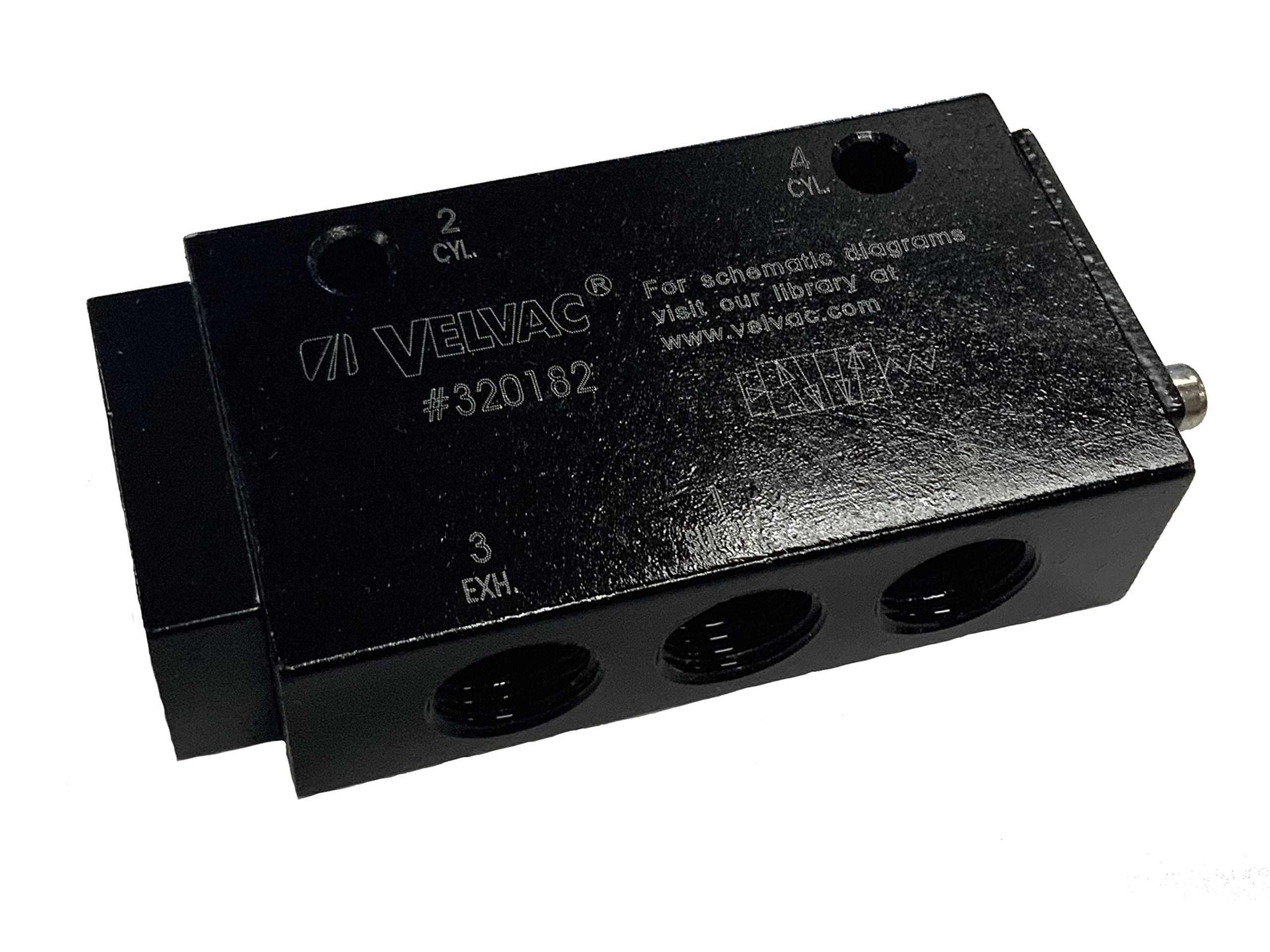 Amazon.com: Velvac 4 Way Air Pilot Spring Return Valve : Automotive