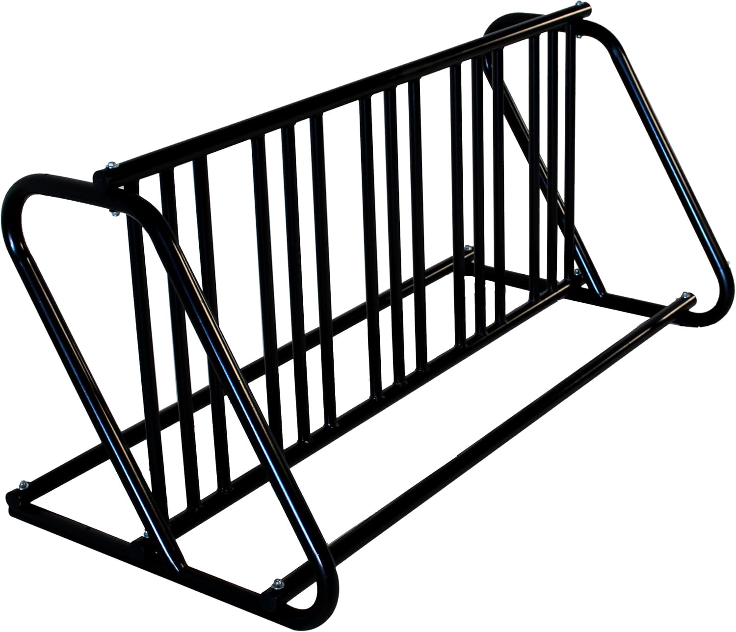 Hollywood Racks Dual Use 5-10 Bike Commercial Parking Rack, Black