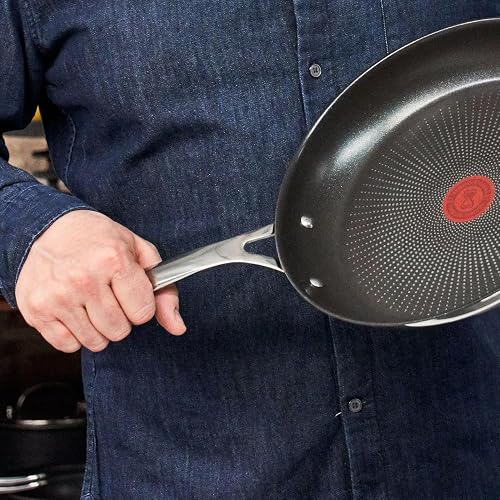 Tefal Jamie Oliver Cook's Direct Frying Pan 28cm, Non-Stick Titanium Coating, Thermo-Signal™ Heat Indicator, Induction Compatible, Oven Safe, 10-Year Guarantee - 6