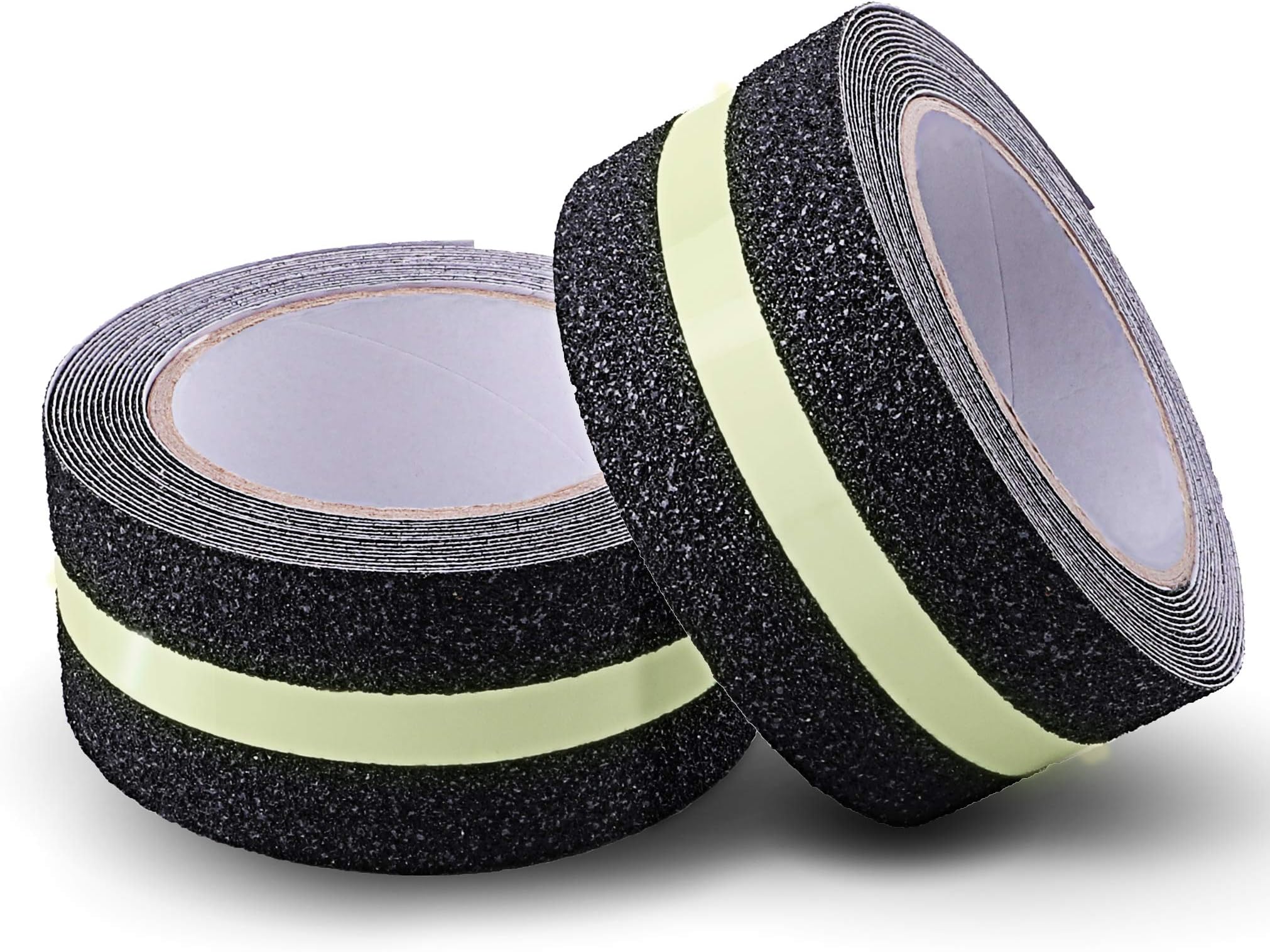 Luminous Anti Slip Tape (2 Pcs) - Non Slip Tape Safety Frosted Stickers for Kids, Non Skid Tape Anti-Slip Treads Indoor, Weather Proof Outdoor, 2 Inch x 16.4 Foot