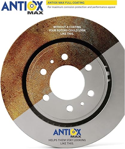 Miniatura 5 de Goodyear | Rotor de freno trasero premium (2) para: Ford Fusion (2006-2012); Lincoln MKZ (2007-2012); Lincoln Zephyr (2006); Mazda 6 (2003-2013);
