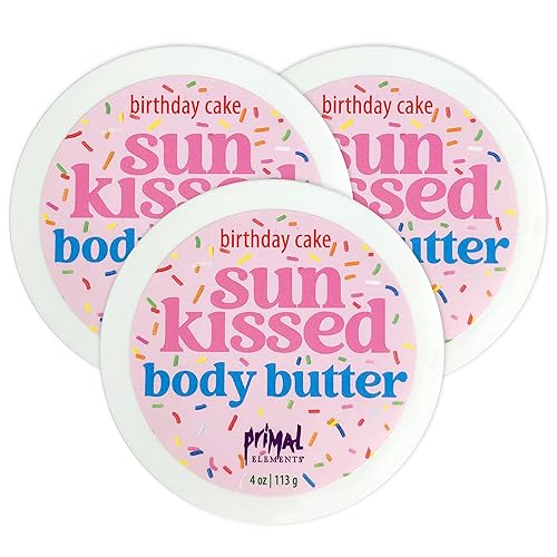 Miniatura 7 de Primal Elements Sunkissed - Mantequilla corporal con aceite de coco hidratante brillante para una máxima hidratación y nutrición adecuada para todo