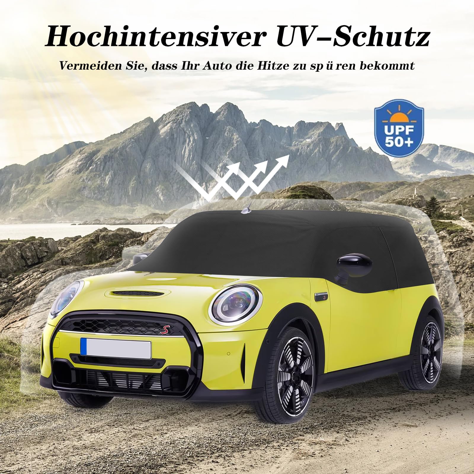 Halbgarage für BMW MINI Cabrio - Winddichte Abdeckung für alle Wetterbedingungen, UV-beständig