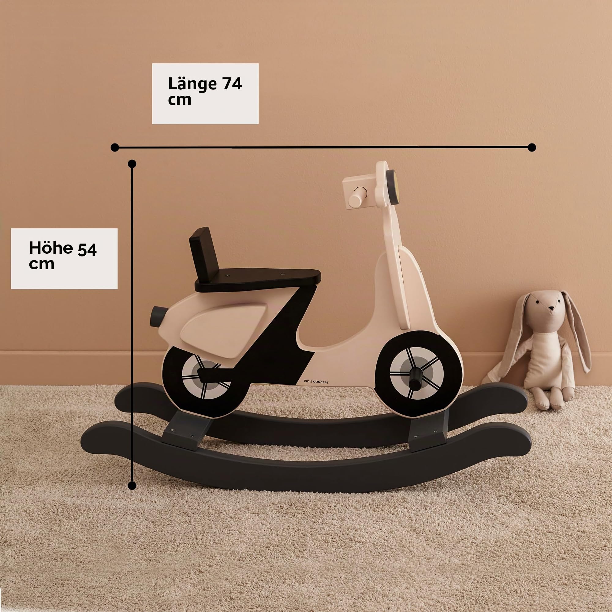 Kid's Concept Schaukelroller - Schaukelpferd ab 1.5 Jahre - Schaukelstuhl für Kinder