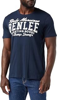 BENLEE Rocky Marciano Men's Retro Logo Regular Fit Men's Retro Logo Regular Fit T-Shirt - Dark Navy, Large