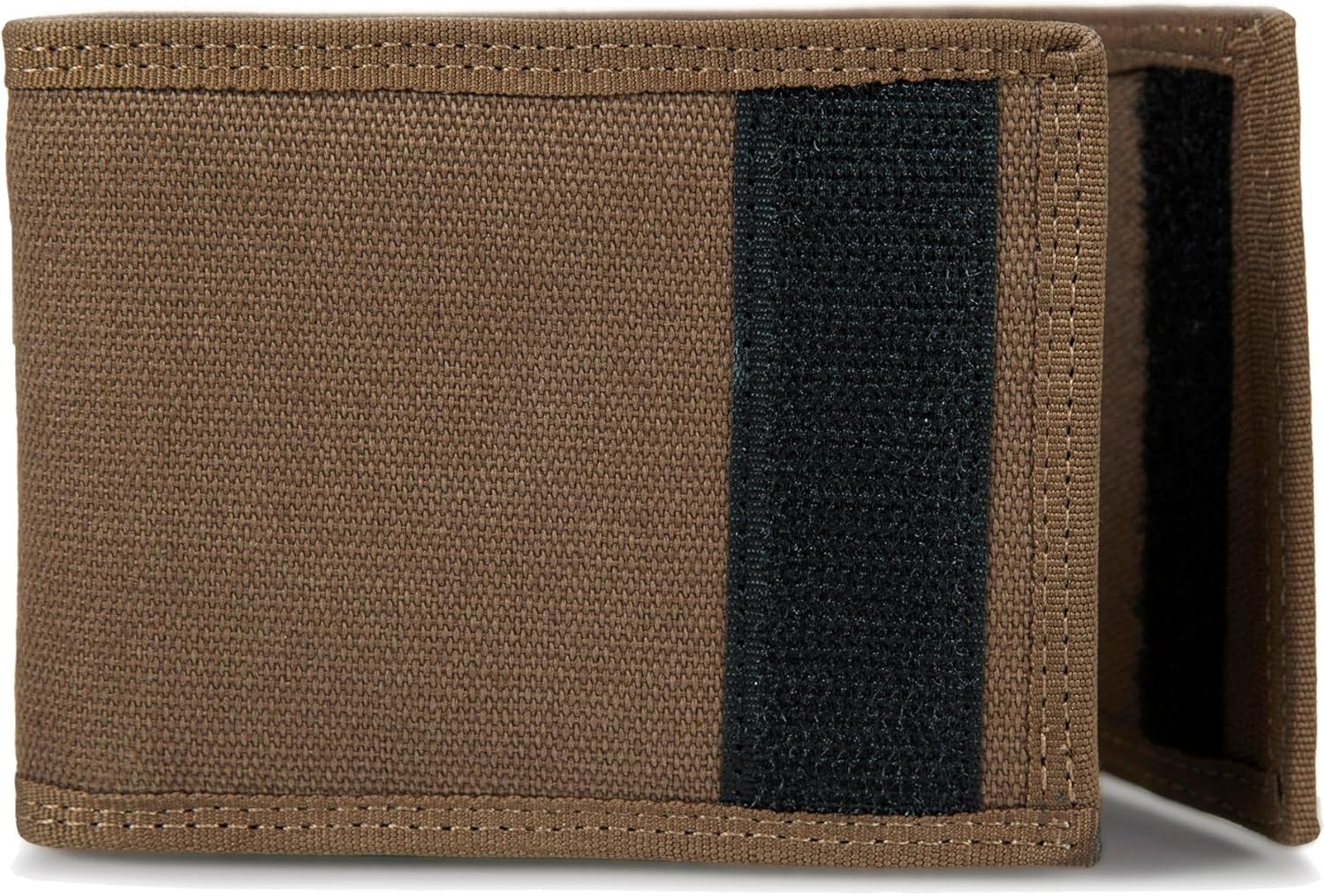 WOLVERINE Men's Canvas/Leather Bifold Wallet | RFID Protection | ID Window | Card Slots | Bill Pocket | Durable | Leather | Canvas - Image 4