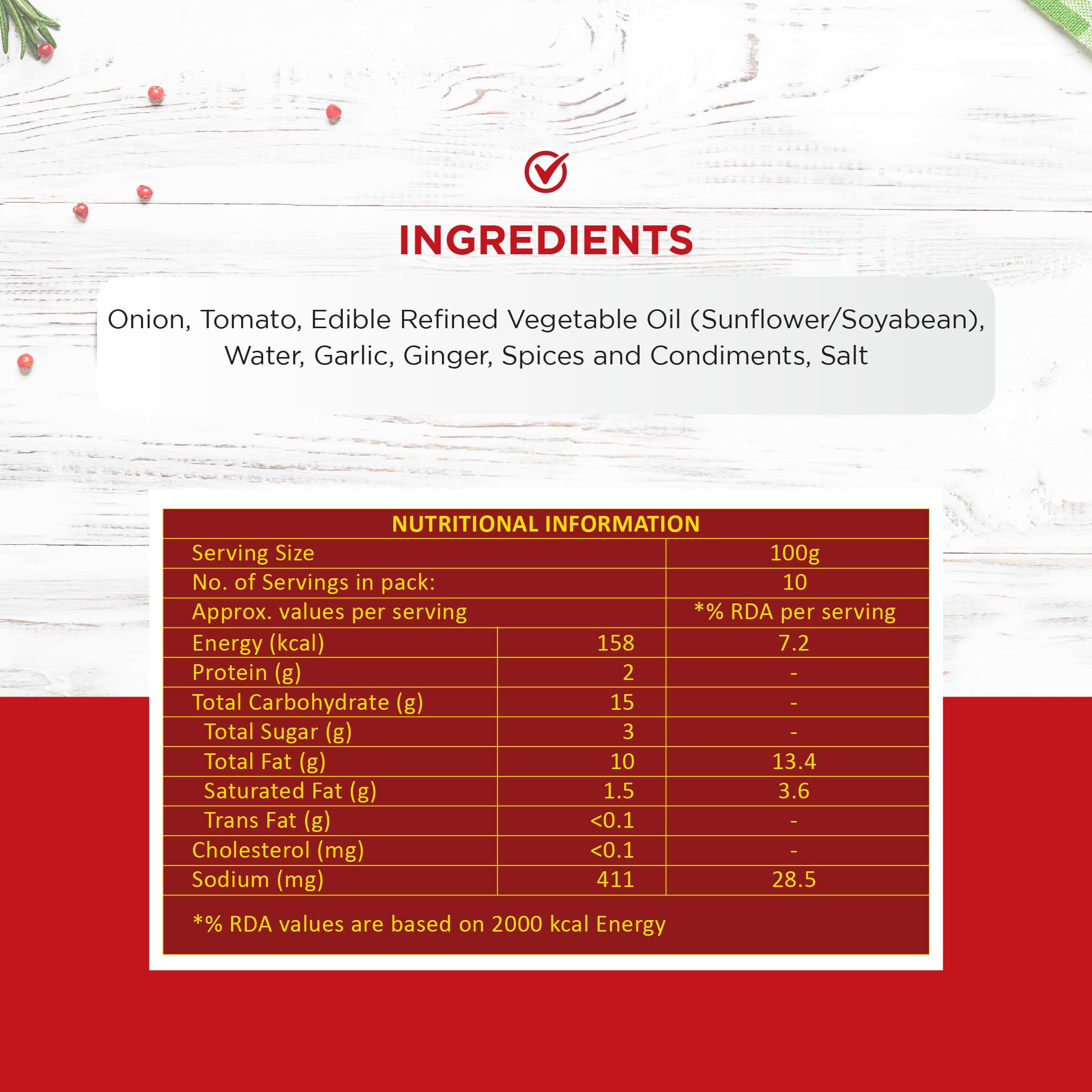 Sunbay Chopped masala 1Kg 2